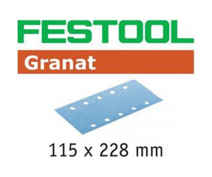 Фото Материал шлифовальный Festool Granat P 180, компл. из 100 шт. STF 115X228 P180 GR 100X в интернет-магазине ToolHaus.ru